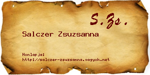 Salczer Zsuzsanna névjegykártya